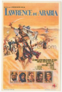 5z1058 LAWRENCE OF ARABIA Spanish herald 1964 David Lean classic, art of Peter O'Toole on camel!