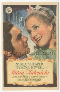 5z1075 MARIE ANTOINETTE Spanish herald 1939 different images of Norma Shearer & Tyrone Power!