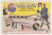 5z0445 BEAU GESTE herald 1926 great images of Ronald Colman & French Foreign Legionnaires!