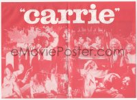 5z0482 CARRIE herald 1976 if you've got a taste for terror, take Sissy Spacek to the prom!