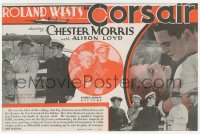5z0502 CORSAIR herald 1931 football player Chester Morris became a pirate in flannels, Thelma Todd!