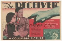 5z0518 DECEIVER herald 1931 Lloyd Hughes & Dorothy Sebastian in murder mystery, ultra rare!