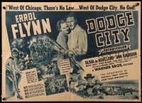 5z0525 DODGE CITY herald 1941 Errol Flynn, Olivia De Havilland, Michael Curtiz, different images!