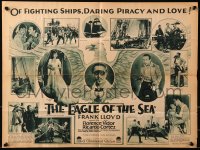 5z0532 EAGLE OF THE SEA herald 1926 swashbuckling pirate Ricardo Cortez loves Florence Vidor, rare!