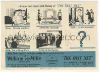 5z0545 FAST SET herald 1924 Betty Compson, Adolphe Menjou, see how fast society really lives!