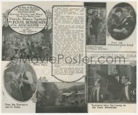 5z0563 FOUR HORSEMEN OF THE APOCALYPSE herald 1921 Rex Ingram epic from Ibanez, Rudolph Valentino!