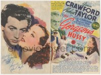 5z0582 GORGEOUS HUSSY herald 1936 wonderful images of pretty Joan Crawford & Robert Taylor!