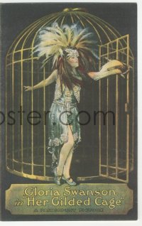 5z0598 HER GILDED CAGE herald 1922 Gloria Swanson in the most fascinating role of her career, rare!