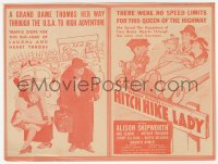 5z0608 HITCH HIKE LADY herald 1935 Alison Skipworth thumbs her way through the USA, rare!