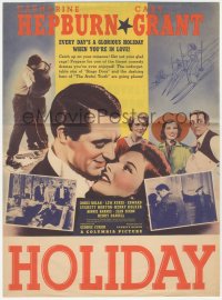 5z0610 HOLIDAY herald 1938 will Cary Grant choose Katharine Hepburn or Doris Nolan!