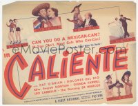 5z0618 IN CALIENTE herald 1935 wonderful art of sexy Dolores del Rio, who dances a Mexican-can!