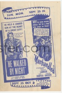 5z0627 JAMES THEATRE local theater herald 1949 Mighty Joe Young, Neptune's Daughter & more!
