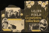 5z0654 LILIES OF THE FIELD die-cut herald 1924 cheating wife Corinne Griffith becomes a model!