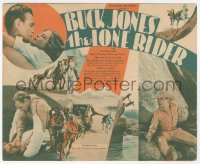 5z0661 LONE RIDER herald 1930 the screen's daredevil Buck Jones in a thrilling all-talking western!