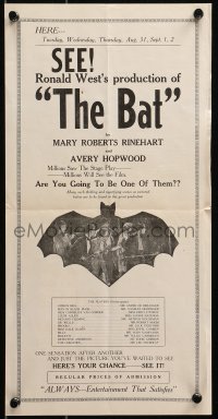 5z0664 LORIN THEATRE local theater herald 1926 The Bat, Say It Again, Palm Beach Girl & more!