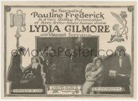5z0672 LYDIA GILMORE herald 1915 Pauline Frederick in Henry Arthur Jones' powerful drama, rare!
