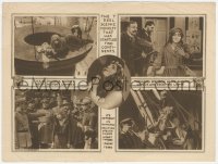 5z0679 MASQUE OF LIFE herald 1916 Miss Evelyn and Pete Montebello the chimpanzee star, ultra rare!