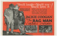 5z0726 RAG MAN herald 1925 Jackie Coogan, The Kid Himself, is an elderly Jewish junk man's partner!