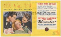5z0740 REMEMBER herald 1939 Greer Garson gives Robert Taylor amnesia so they can start again!