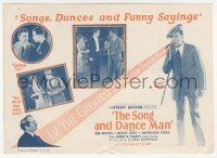 5z0784 SONG & DANCE MAN herald 1926 Tom Moore, Bessie Love, songs, dances & funny sayings!