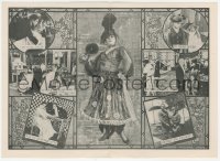 5z0788 SOUL OF BROADWAY herald 1915 art of New York City stage actress Valeska Suratt, ultra rare!