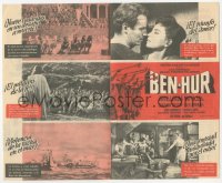 5z0903 BEN-HUR 4pg Spanish herald 1961 Charlton Heston, William Wyler classic religious epic, rare!