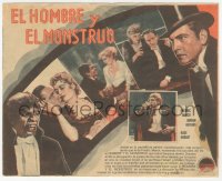 5z0963 DR. JEKYLL & MR. HYDE 4pg Spanish herald 1931 different art of March as himself & monster!