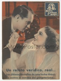 5z0975 EXCLUSIVE STORY 4pg Spanish herald 1936 Franchot Tone, Madge Evans, different images!