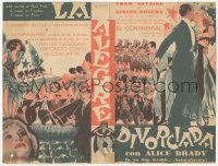 5z0989 GAY DIVORCEE 4pg Spanish herald 1935 wonderful different art of Fred Astaire & Ginger Rogers!