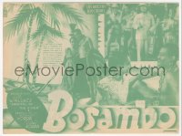 5z1153 SANDERS OF THE RIVER 4pg Spanish herald 1935 Paul Robeson as Bosambo, Edgar Wallace!