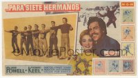 5z1162 SEVEN BRIDES FOR SEVEN BROTHERS 4pg Spanish herald 1955 Jane Powell, Howard Keel, different!