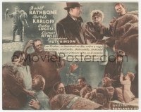 5z1176 SON OF FRANKENSTEIN 4pg Spanish herald 1942 monster Boris Karloff, Bela Lugosi, Basil Rathbone