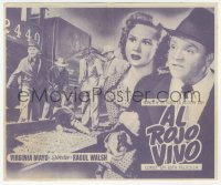 5z1229 WHITE HEAT 4pg Spanish herald 1950 James Cagney & Virginia Mayo, classic film noir, different!