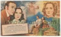 5z1241 WUTHERING HEIGHTS 4pg Spanish herald 1944 different images of Laurence Olivier & Merle Oberon!