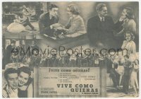 5z1244 YOU CAN'T TAKE IT WITH YOU 4pg Spanish herald 1940 Capra, Jean Arthur, Barrymore, Stewart!