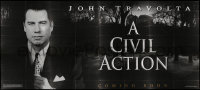 6a0054 CIVIL ACTION 30sh 1998 great image of John Travolta as attorney for leukemia victims!