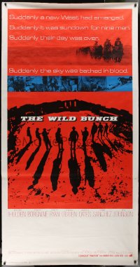 6a0280 WILD BUNCH int'l paperbackedc 3sh 1969 Sam Peckinpah cowboy classic, great different artwork!
