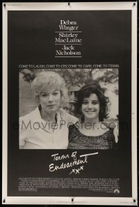 6a0336 TERMS OF ENDEARMENT 2-sided printer's test 40x60 1983 Shirley MacLaine & Debra Winger, printer's test!