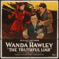 6a0059 TRUTHFUL LIAR 6sh 1922 Wanda Hawley gambles and is robbed & lies to her husband, ultra rare!