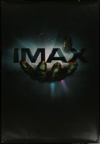 6a0355 AVENGERS: INFINITY WAR IMAX DS bus stop 2018 Downey Jr., image of Thanos' hand reaching out!