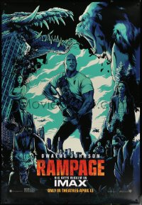 6a0378 RAMPAGE DS bus stop 2018 Dwayne Johnson, big meets bigger, based on the video game, different!