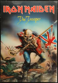 6a0091 IRON MAIDEN lenticular 19x27 English commercial poster 2011 The Trooper, Riggs art of Eddie!