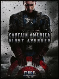 6a0501 CAPTAIN AMERICA: THE FIRST AVENGER teaser French 1p 2011 Chris Evans, Marvel Comics, cast montage!