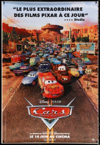 6a0502 CARS printer's test advance DS French 1p 2006 Walt Disney animated automobile racing!