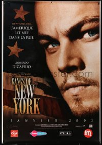 6a0495 GANGS OF NEW YORK group of 3 teaser DS French 1ps 2002 Scorsese, DiCaprio, Diaz, Day-Lewis!