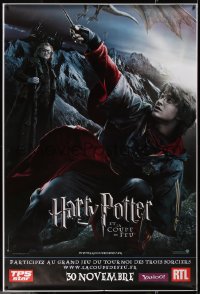 6a0496 HARRY POTTER & THE GOBLET OF FIRE group of 2 teaser DS French 1ps 2005 Radcliffe, Watson!