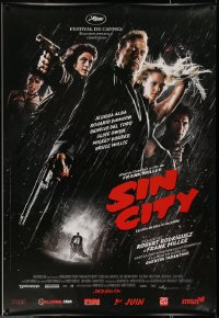 6a0533 SIN CITY advance DS French 1p 2005 graphic novel by Frank Miller, Bruce Willis & cast!