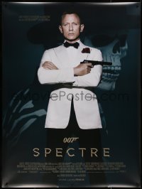 6a0535 SPECTRE DS French 1p 2015 great image of Daniel Craig as James Bond with villain background!