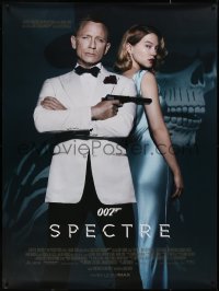 6a0534 SPECTRE French 1p 2015 Daniel Craig as James Bond & sexy Lea Seydoux with villain background!