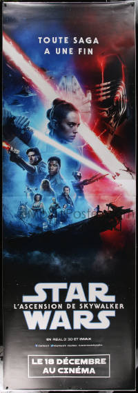 6a0487 RISE OF SKYWALKER teaser French 2p 2019 Star Wars, Ridley, great sci-fi cast montage!